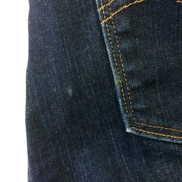 Levi's 512 Women's Jeans Size 14 High Rise Bootcut Perfectly Slimming Dark Denim - Picture 6 of 7